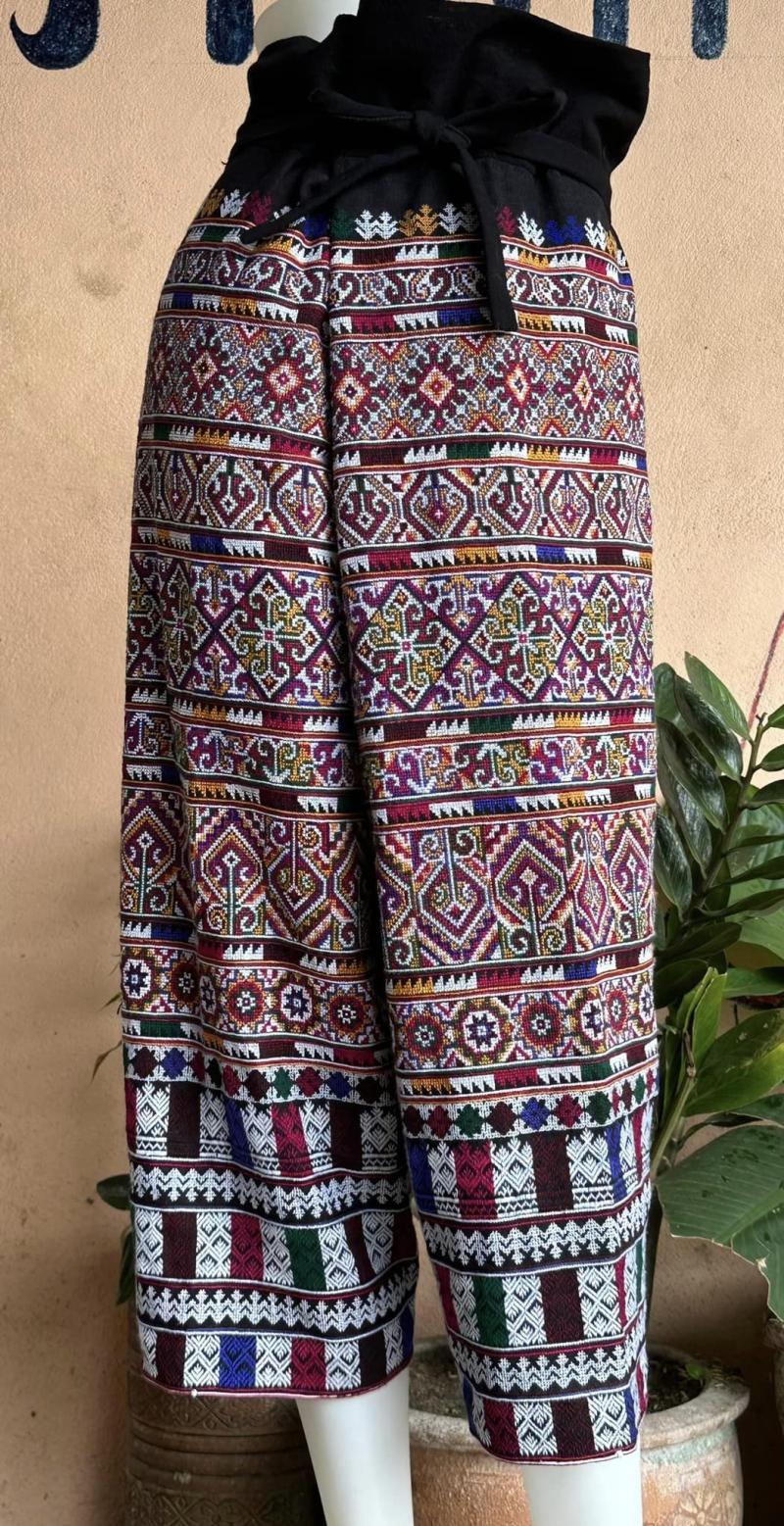 Embroidered Fabric by Hill Tribe People